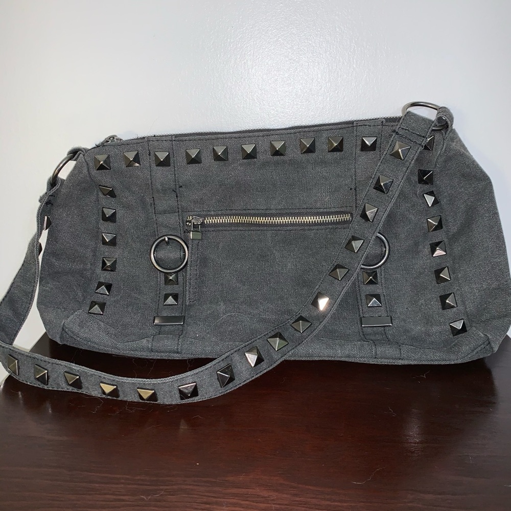 Canvas Studded bag